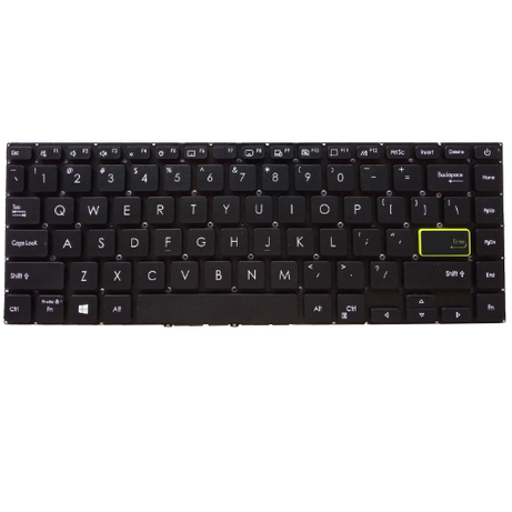 Tastatura laptop pentru Asus VivoBook S14 S433 S433EA S433EQ S433FA S433FL S433JQ X421, US International, fără iluminare, fără NumPad