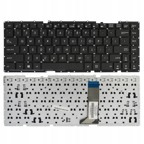 Tastatura laptop pentru Asus R455L R409C R455W R454W Y483L W419 W419L W409L K455L F455L, US International, fără iluminare, fără NumPad