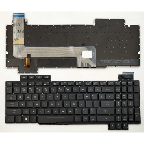 Tastatura laptop pentru Asus ROG Strix GL503 GL503V GL503VD GL503VD-DB71 GL503VD-DB74 GL503VM GL503VS, US International, iluminată, cu NumPad