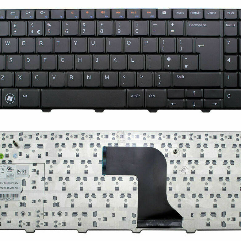 Tastatura laptop pentru Dell Inspiron 15R N5010 M5010 M501R 5525 5010 model UK, UK, fără iluminare, cu NumPad