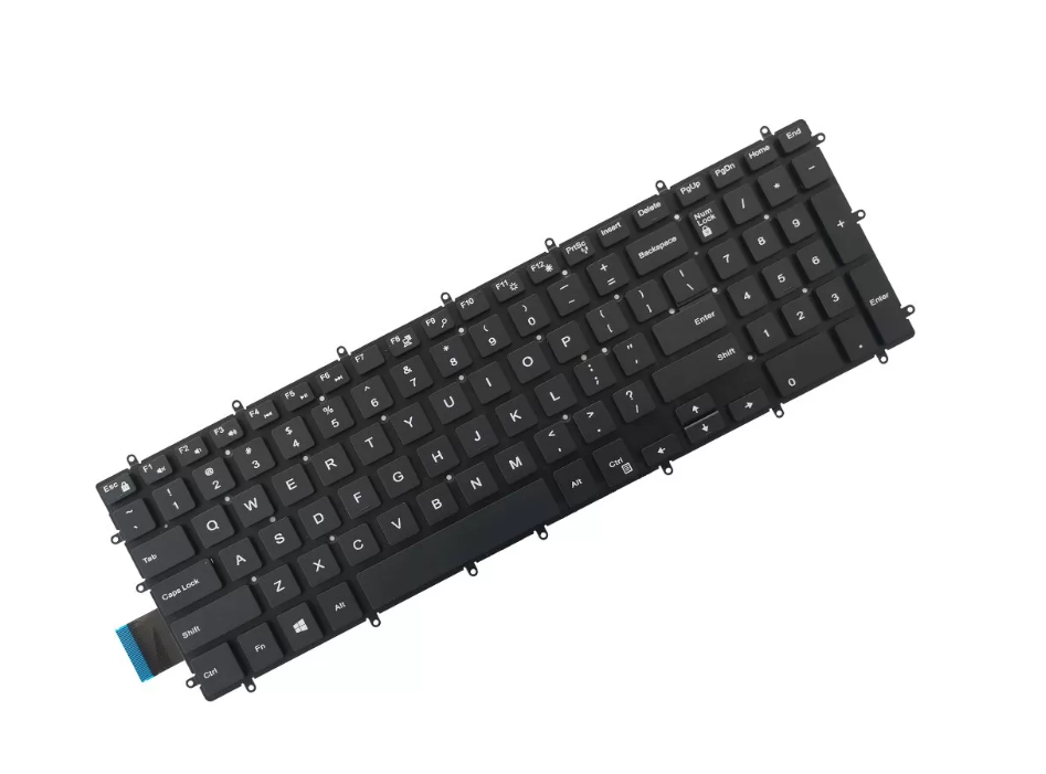 Tastatura laptop pentru Dell 15 P32E P32E001 P89F P89F001 P89F002 P89F004 Inspiron 17 5767 fara rama, US International, fără iluminare, cu NumPad