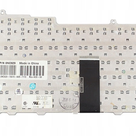 Tastatura laptop pentru Dell Inspiron 1501 630m 640m 6400 9400 E1405 E1505 E1705 Latitude 131, UK, fără iluminare, fără NumPad