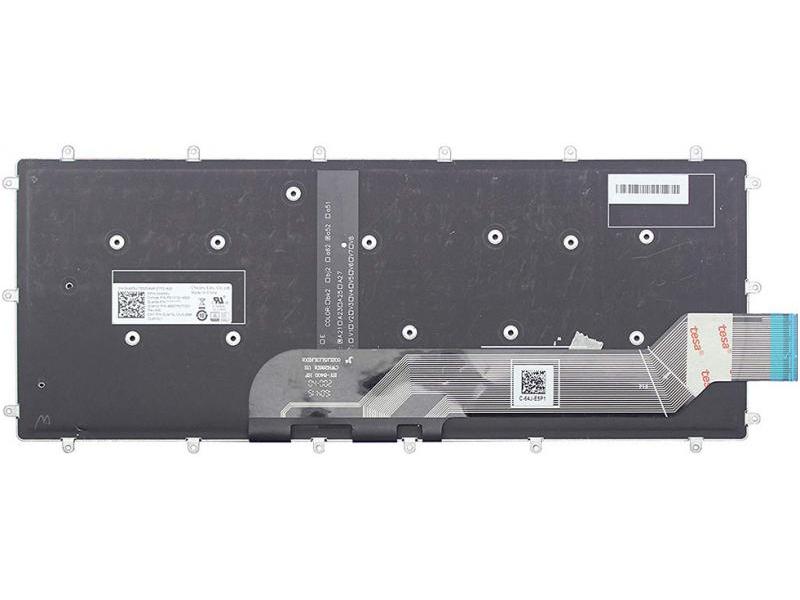 Tastatura laptop pentru Dell Inspiron 13 5368 5378 7375 7460 5568 7560 7569 7572 5370 7370 7373 7573, US International, fără iluminare, fără NumPad