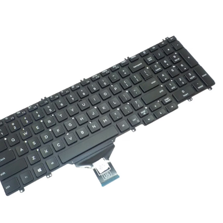 Tastatura laptop pentru Dell Latitude 5500 5501 5510 5511 Precision 3540 3541 3550 3551 PK132FA3A10 SG-97600-X3A, US International, fără iluminare, cu NumPad