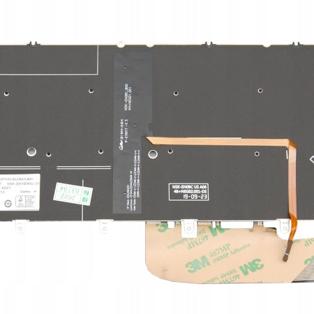 Tastatura laptop pentru Dell XPS 13 7390 9357 9370 9380 7200 2in1 no frame backlit, Nordic, iluminată, fără NumPad