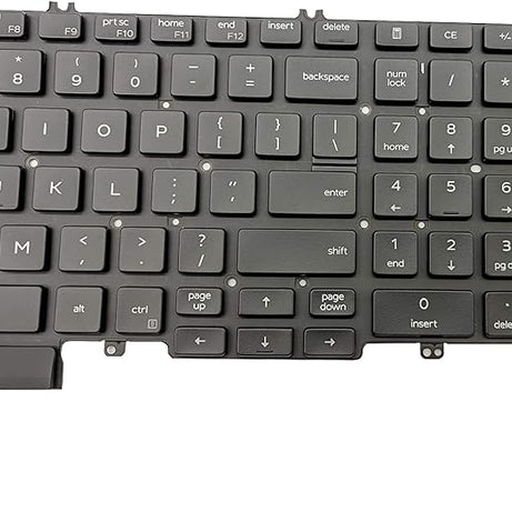 Tastatura laptop pentru Dell Precision 3500 3501 3540 3541 Latitude 5500 5501 5510 0MMHTV, US International, iluminată, cu NumPad