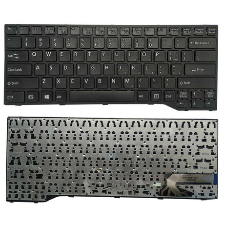 Tastatura laptop pentru Fujitsu E744 E734 E746 E736 E544 E733 E743 E744, US International, fără iluminare, fără NumPad