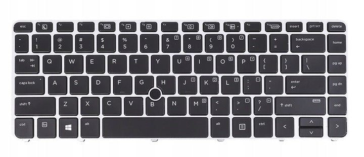 Tastatura laptop pentru HP ELITEBOOK 745 840 848 G3 G4 iluminata, US International, iluminată, fără NumPad