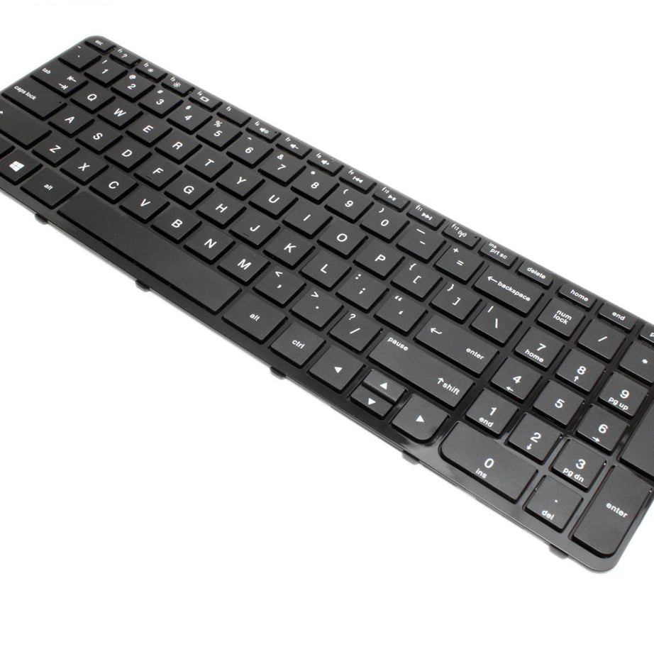 Tastatura laptop pentru HP Pavilion 17-e100sr 17-e102sr 17-e103sr 17-e104sr 17-e105sr cu rama, US International, fără iluminare, cu NumPad