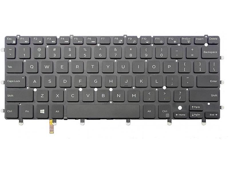 Tastatura laptop pentru Dell XPS 13 9343 9350 9360 Inspiron 15 7547 7548 7347 7348 7352 7353 7359 17-3000 model US, US International, iluminată, fără NumPad