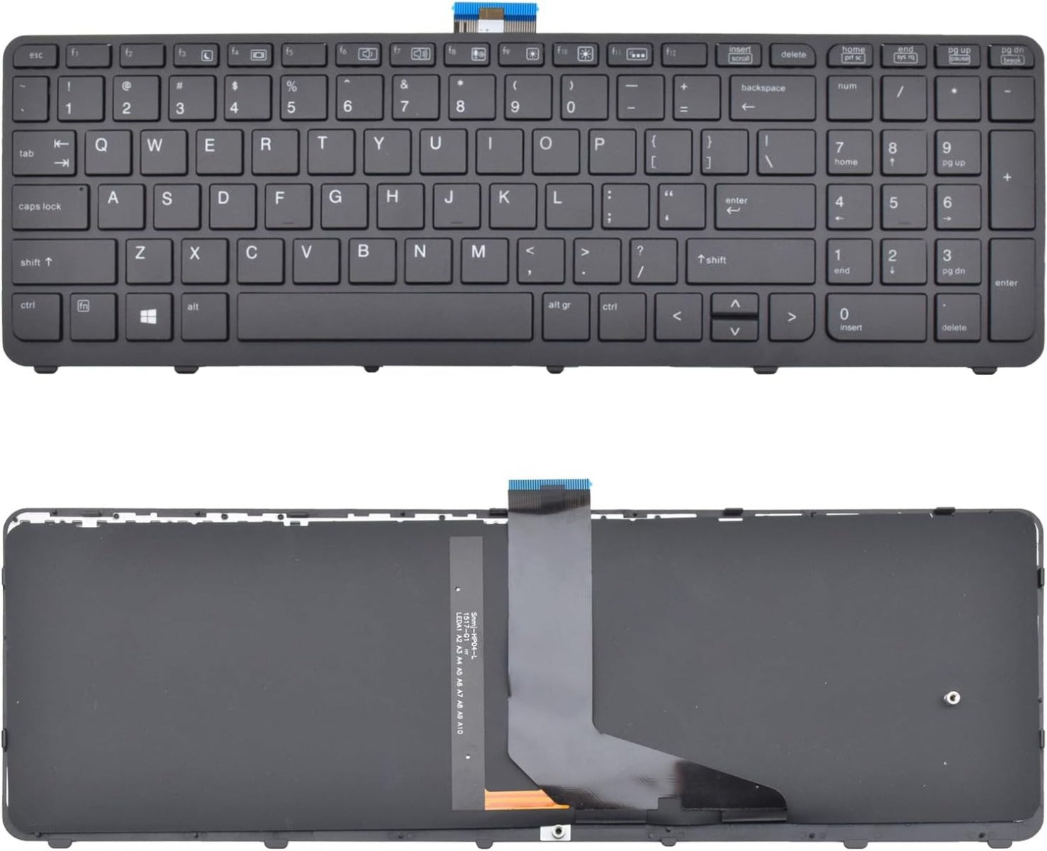 Tastatura laptop pentru HP ZBOOK 15 G1 ZBOOK 15 G2 ZBOOK 17 G1 ZBOOK 17 G2 iluminata, US International, iluminată, cu NumPad