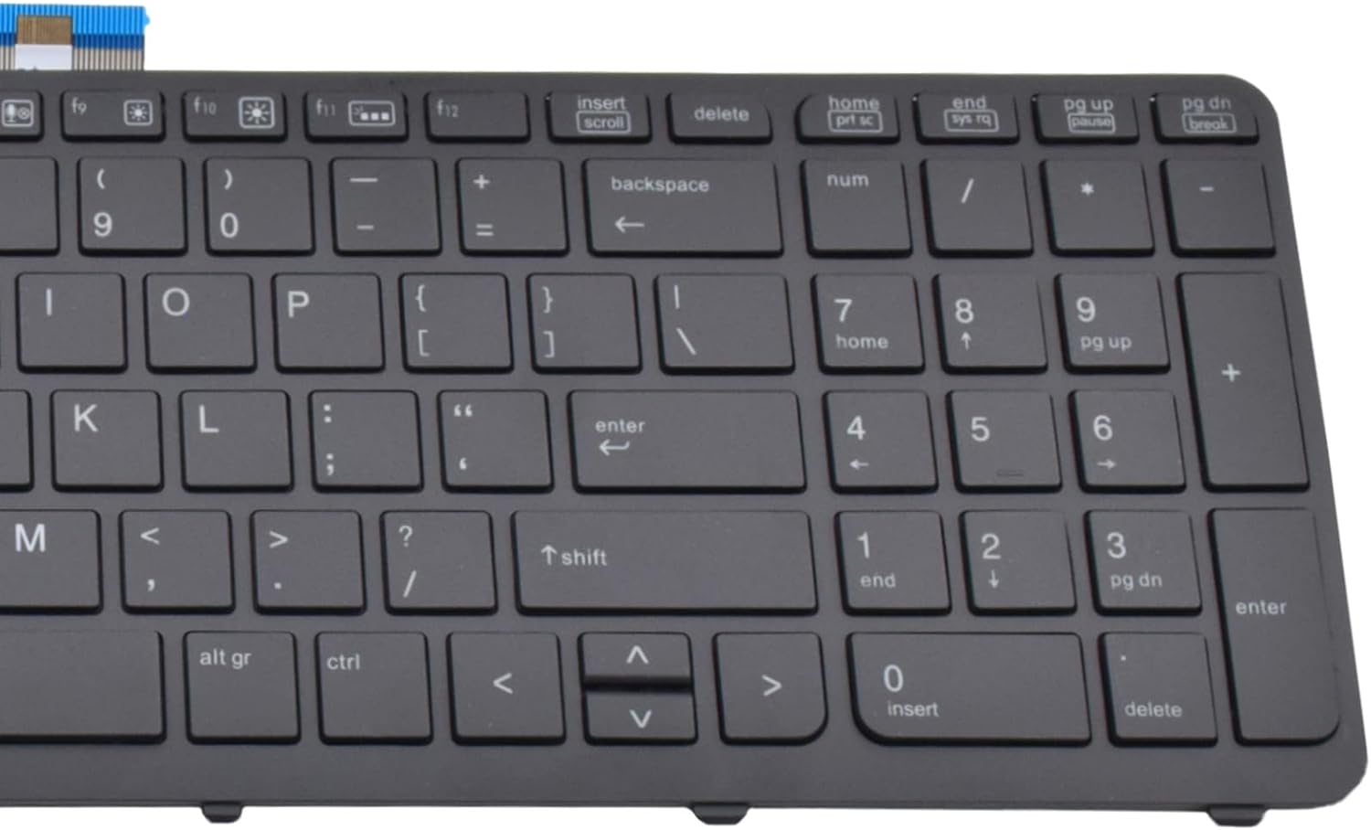 Tastatura laptop pentru HP ZBOOK 15 G1 ZBOOK 15 G2 ZBOOK 17 G1 ZBOOK 17 G2 iluminata, US International, iluminată, cu NumPad