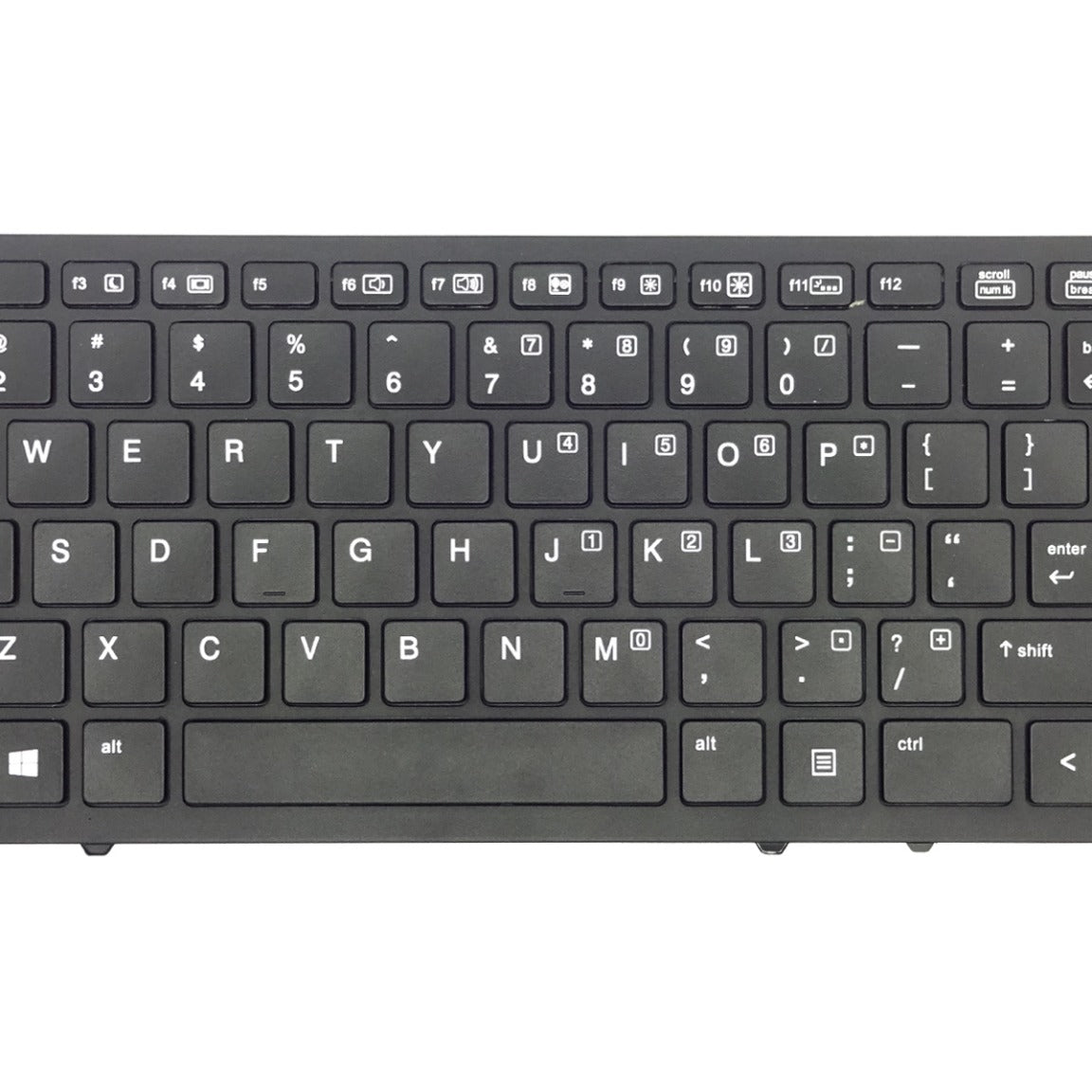 Tastatura laptop pentru HP EliteBook 740 G2 740 G3 750 G2 840 G1 850 G1 Zbook 14 fara trackpoint, US International, fără iluminare, fără NumPad