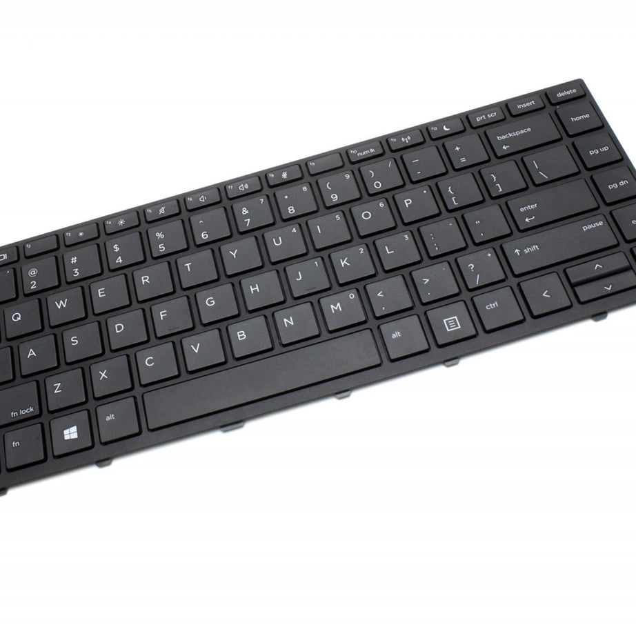Tastatura laptop pentru HP Probook 430 G5 440 G5 445 G5 640 G4 645 G4 640 G5 cu rama, US International, fără iluminare, fără NumPad
