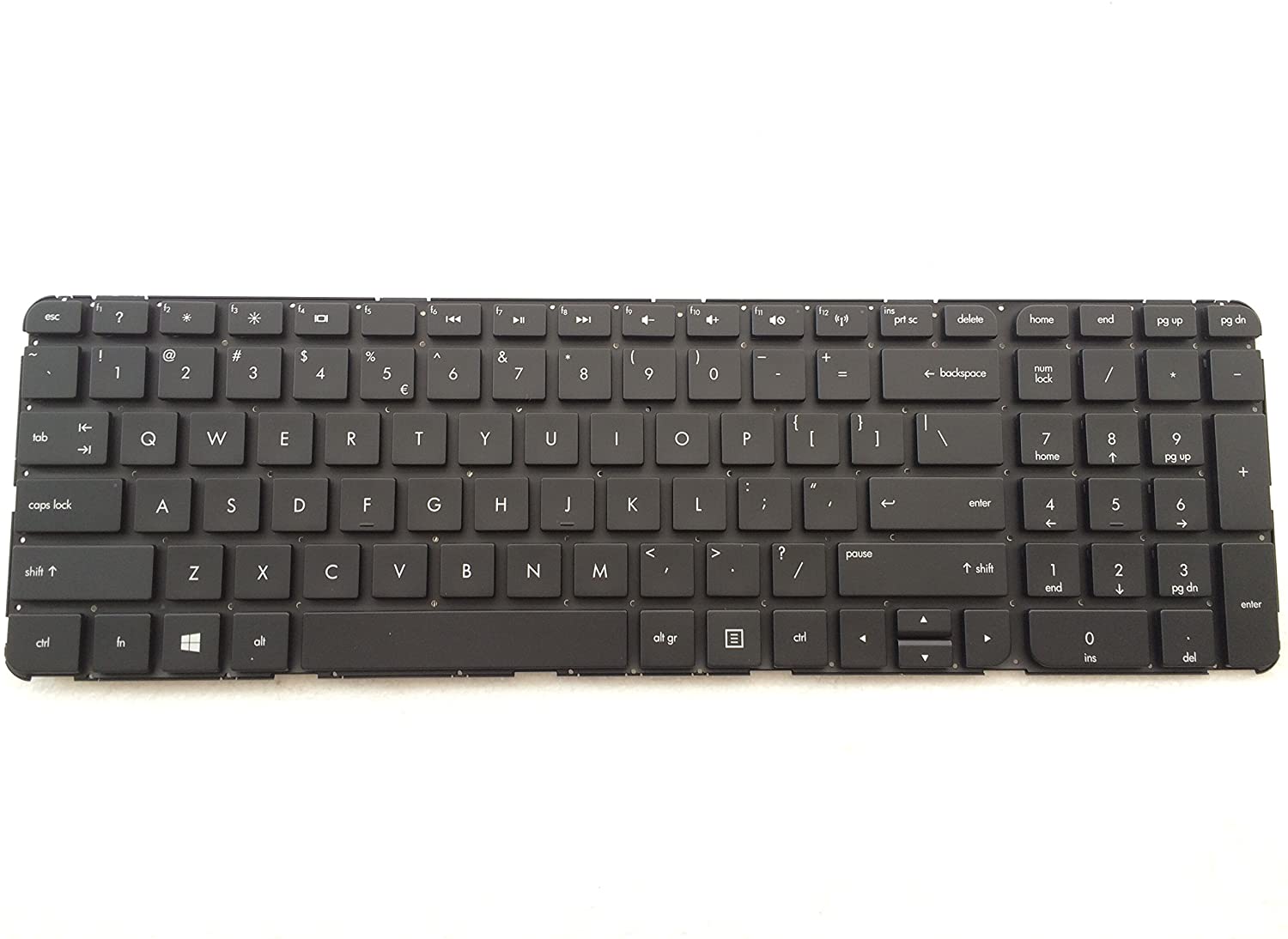 Tastatura laptop pentru HP Pavilion DV7-7000 DV7-7100 DV7-7200 M7-1000 fara rama, US International, fără iluminare, cu NumPad