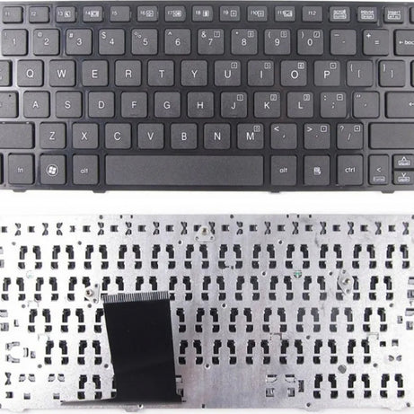 Tastatura laptop pentru HP 2560p 2570p 6037B0055137 cu rama fara trackpoint, US International, fără iluminare, fără NumPad