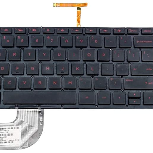Tastatura laptop pentru HP 15-P 15-P000 15-P010DX 15-P011NR 15-P020CA 15-P021CA 15t-p000 15t-p100 17-f 17-f000 17t-f000 Red Backlit, US International, iluminată, cu NumPad
