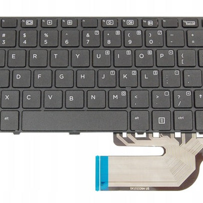 Tastatura laptop pentru HP PROBOOK 430 G3 430 G4 440 G3 440 G4 445 G3 640 G2 645 G2 cu rama, US International, fără iluminare, fără NumPad