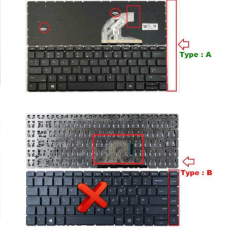 Tastatura laptop pentru HP 430 G6 435 445 G6 435 G6 430 G7 no frame type A, Nordic, fără iluminare, fără NumPad