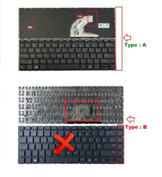 Tastatura laptop pentru HP 430 G6 435 445 G6 435 G6 430 G7 no frame type A, Nordic, fără iluminare, fără NumPad