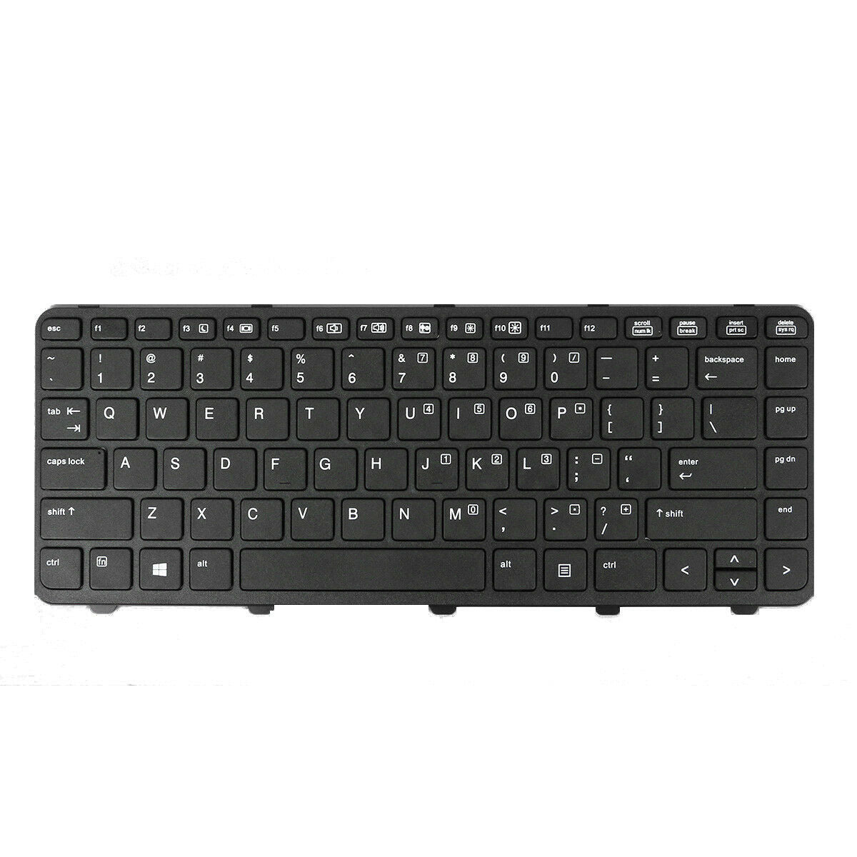 Tastatura laptop pentru for HP 440 G0 440 G1 455 G1 640 G1 645 G1 650 G1 430 G2, US International, fără iluminare, fără NumPad