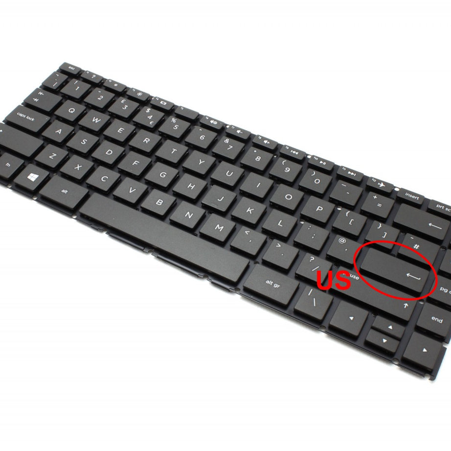 Tastatura laptop pentru HP X360 14-BS 14-BK 14G-BR 14-BF 14-BP 14-BW 14-BA 240 245 246 G6 no frame, Nordic, fără iluminare, fără NumPad