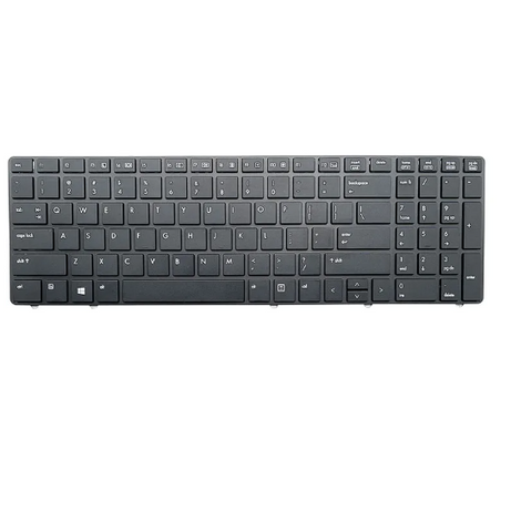 Tastatura laptop pentru HP Elitebook 8560w 8570W no pointer black, Nordic, fără iluminare, cu NumPad
