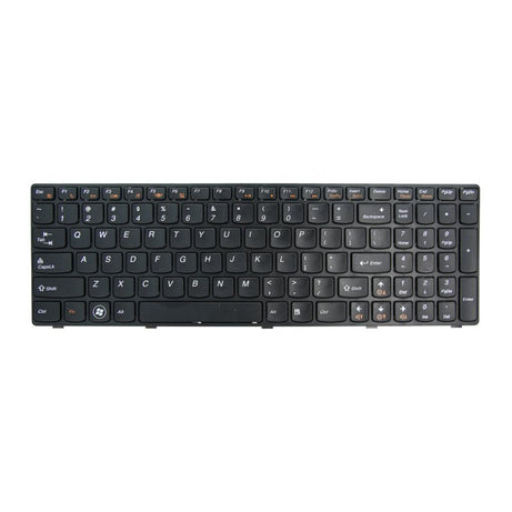Tastatura laptop pentru Lenovo IdeaPad B570 B575 B580 B585 B590 Z570 V570 V580 V580C, US International, fără iluminare, cu NumPad