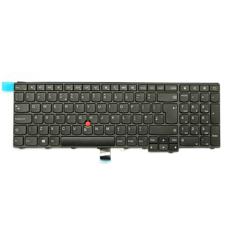 Tastatura laptop pentru Lenovo E540 T540 W540 T550 E531 W550s T540p E560 model UK, UK, fără iluminare, cu NumPad