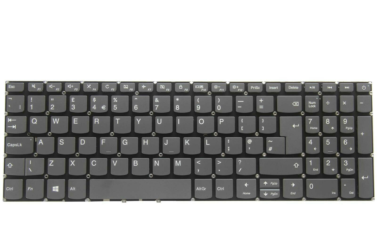 Tastatura laptop pentru Lenovo 320-15ISK 320-15IKB 130-15IKB S145-15IWL 520-15IKB model UK, UK, fără iluminare, cu NumPad