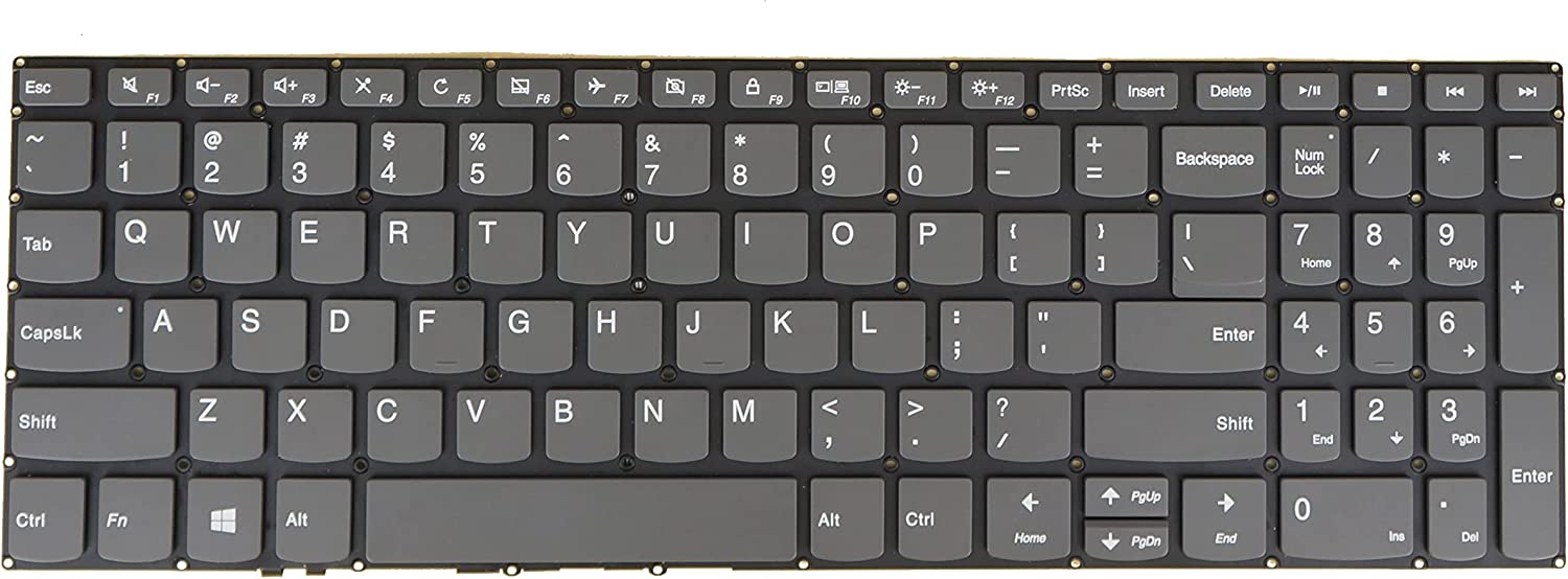 Tastatura laptop pentru Lenovo IdeaPad 320-15ISK 320-15IKB fara buton power, US International, fără iluminare, cu NumPad