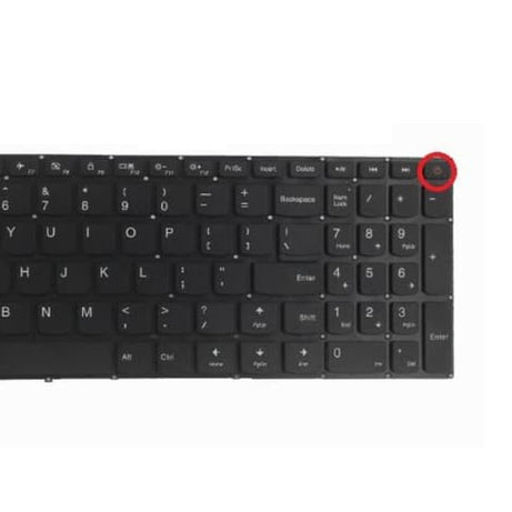 Tastatura laptop pentru Lenovo IdeaPad 310-15 110-15 110-15ISK 510-15ISK 510 310 cu buton power, US International, fără iluminare, cu NumPad