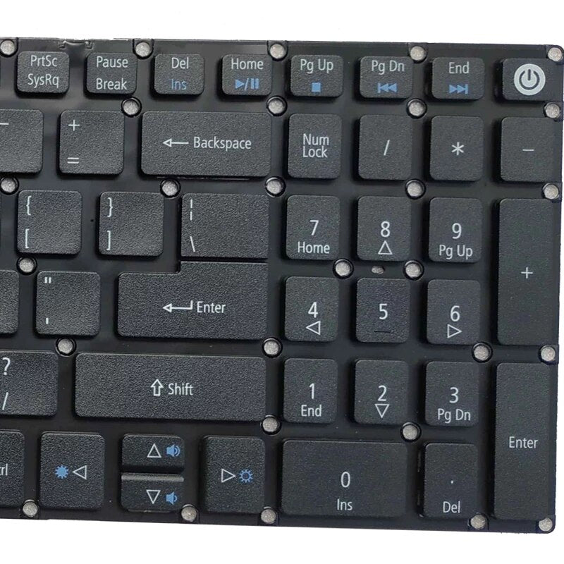 Tastatura laptop pentru Acer Aspire E5-573 E5-522 E5-722G E5-572, US International, fără iluminare, cu NumPad
