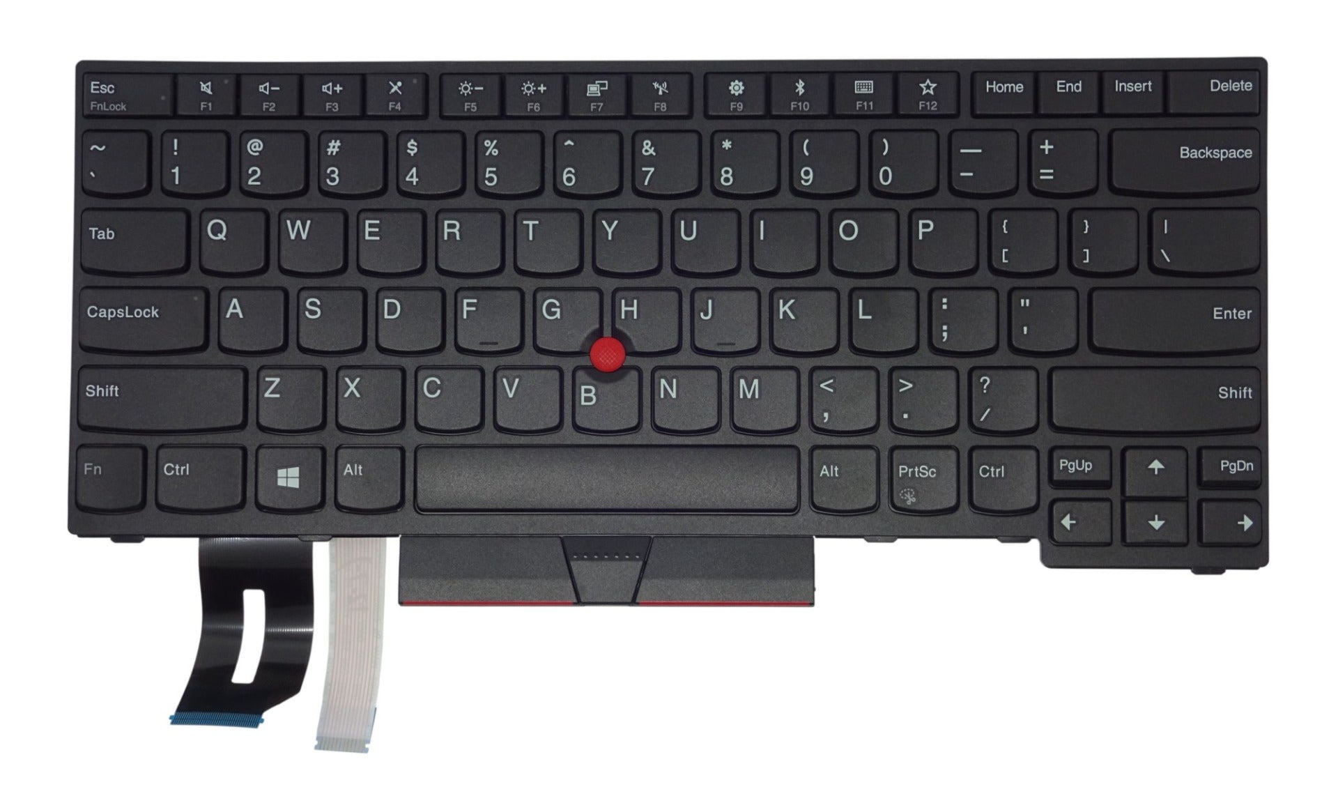 Tastatura laptop pentru Lenovo E480 E485 E490 E495 L13 Yoga L380 Yoga L480 L490 T480s T490 T490s T495 X395, US International, fără iluminare, fără NumPad