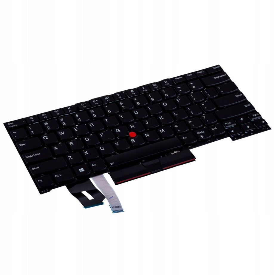 Tastatura laptop pentru Lenovo ThinkPad T490s T495s E490s X1 Extrem iluminata, US International, iluminată, fără NumPad