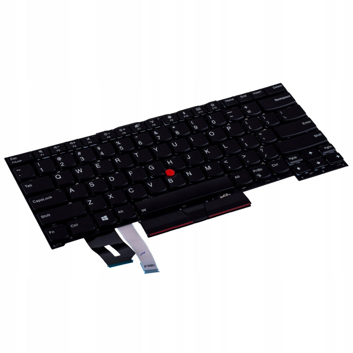 Tastatura laptop pentru Lenovo ThinkPad T490s T495s E490s X1 Extrem iluminata, US International, iluminată, fără NumPad