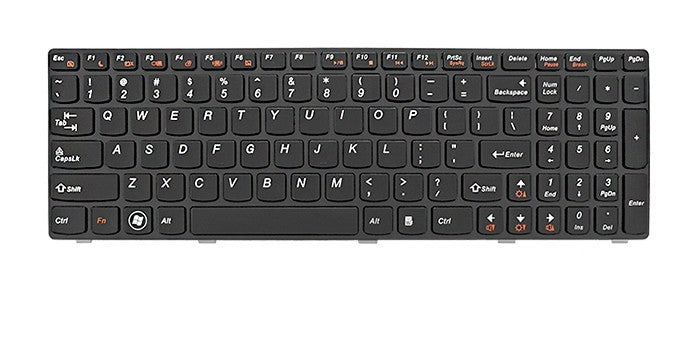 Tastatura laptop pentru Lenovo IdeaPad G580 G580a G585 G585a V580 V585 Z580 Z580a Z585, US International, fără iluminare, cu NumPad