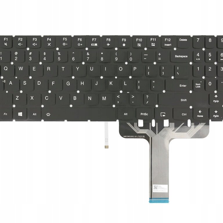 Tastatura laptop pentru Lenovo Legion Y540-15IRH Y540-17IRH neagra iluminata, US International, fără iluminare, cu NumPad