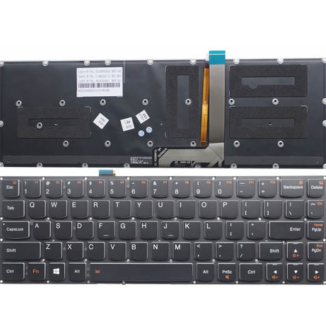 Tastatura laptop pentru Lenovo Yoga 3 Pro 1370 IdeaPad Yoga 3 Pro 13 fara rama iluminata, US International, iluminată, fără NumPad