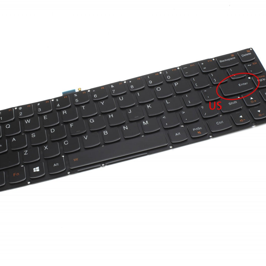 Tastatura laptop pentru Lenovo Yoga 3 Pro 1370 IdeaPad Yoga 3 Pro 13 fara rama iluminata, US International, iluminată, fără NumPad