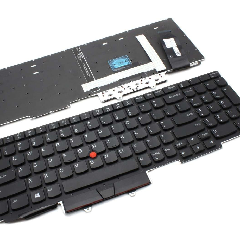 Tastatura laptop pentru Lenovo ThinkPad E15 2019 Gen 1 Gen 2 cu trackpoint, US International, fără iluminare, cu NumPad