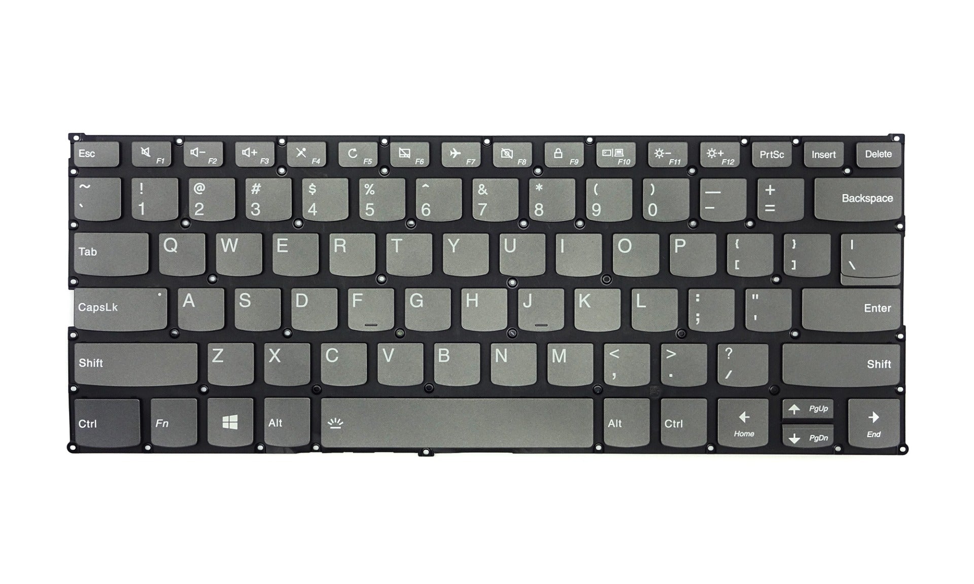 Tastatura laptop pentru Lenovo IdeaPad Yoga 530S-14ARR 530S-14IKB 530S-15IKB BACKLIT, US International, iluminată, fără NumPad