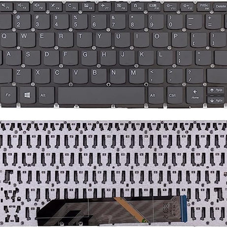 Tastatura laptop pentru Lenovo IdeaPad 120S-11 120S-11IAP S130-11IGM US 130S-11IGM cu buton power, US International, fără iluminare, fără NumPad