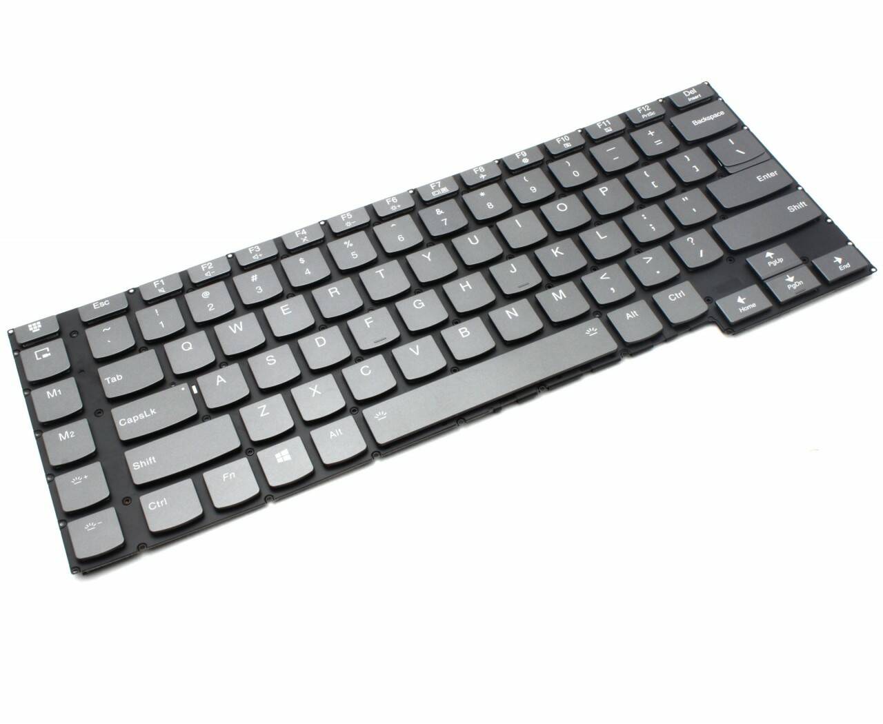 Tastatura laptop pentru Lenovo Legion Y740-15IRH Y740-17IRHg iluminata, US International, iluminată, fără NumPad
