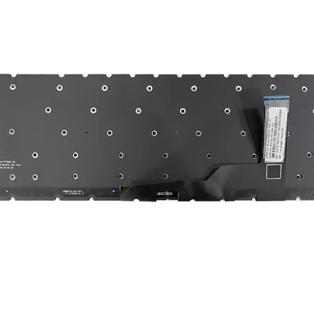 Tastatura laptop pentru MSI GE66 GS66 40687USBL GE66 Raider 11UE 12UH 10SE 10SF MS-1541, US International, iluminată, fără NumPad