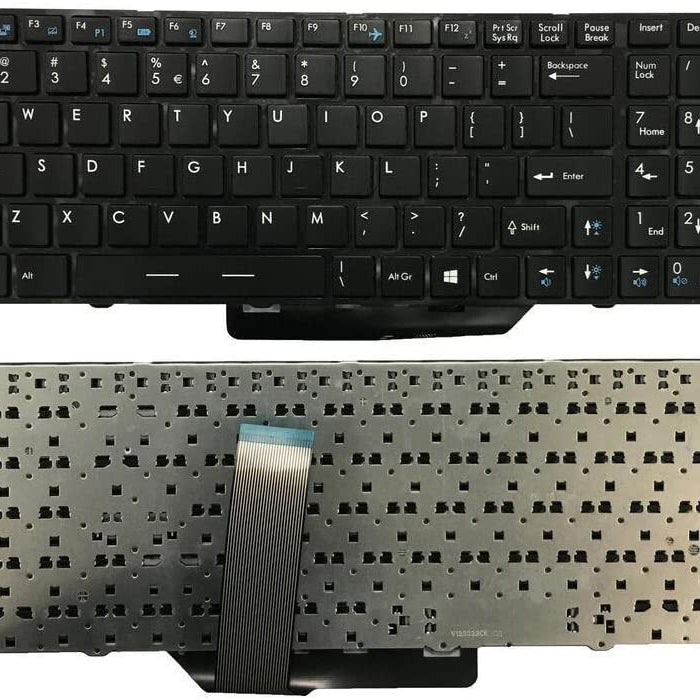Tastatura laptop pentru MSI GE60 GE70 GP60 GP70 CR61 CR70 CX70 GX780 V139922CK1 V139922IK1 V123322CK1 V123322IK1, US International, fără iluminare, cu NumPad