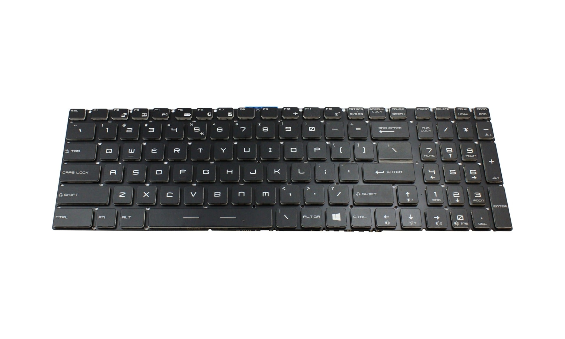 Tastatura laptop pentru MSI GL72 7RD GE72 GT72 GS63VR, US International, fără iluminare, cu NumPad