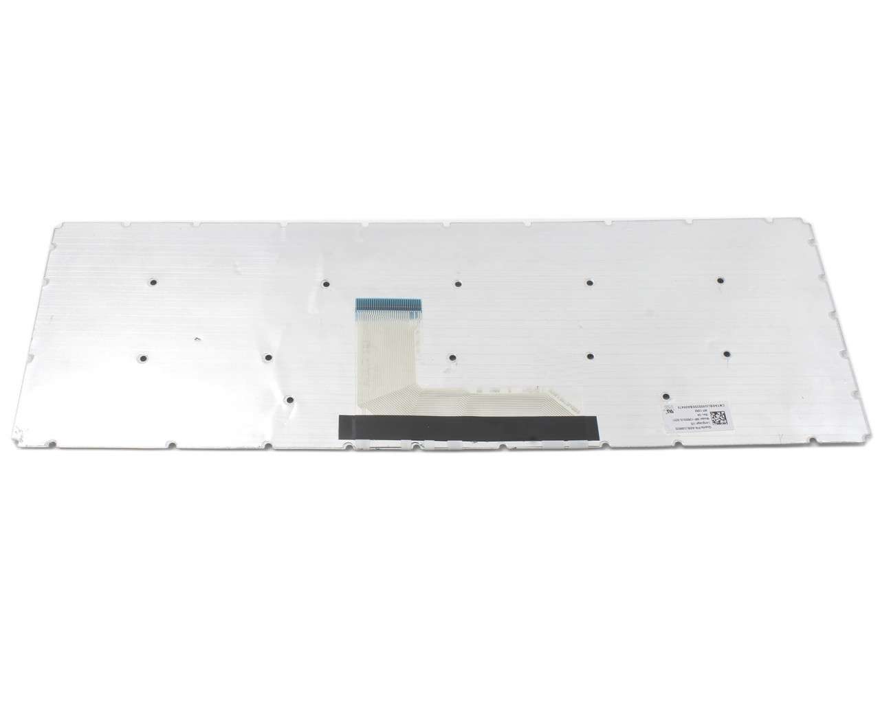 Tastatura laptop pentru Toshiba L50-C C55-C C50-C alba, UK, fără iluminare, cu NumPad