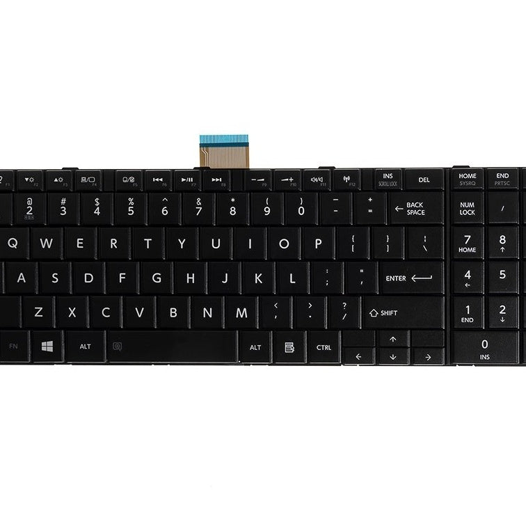 Tastatura laptop pentru for Toshiba Satellite C50D C55-A C55T-A C56 C70A C75A C50, US International, fără iluminare, cu NumPad