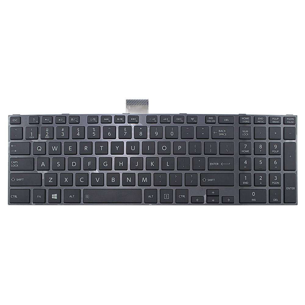 Tastatura laptop pentru Toshiba S50-A S50D-A S50t-A S70-A S70t-A S75-A, US International, fără iluminare, cu NumPad